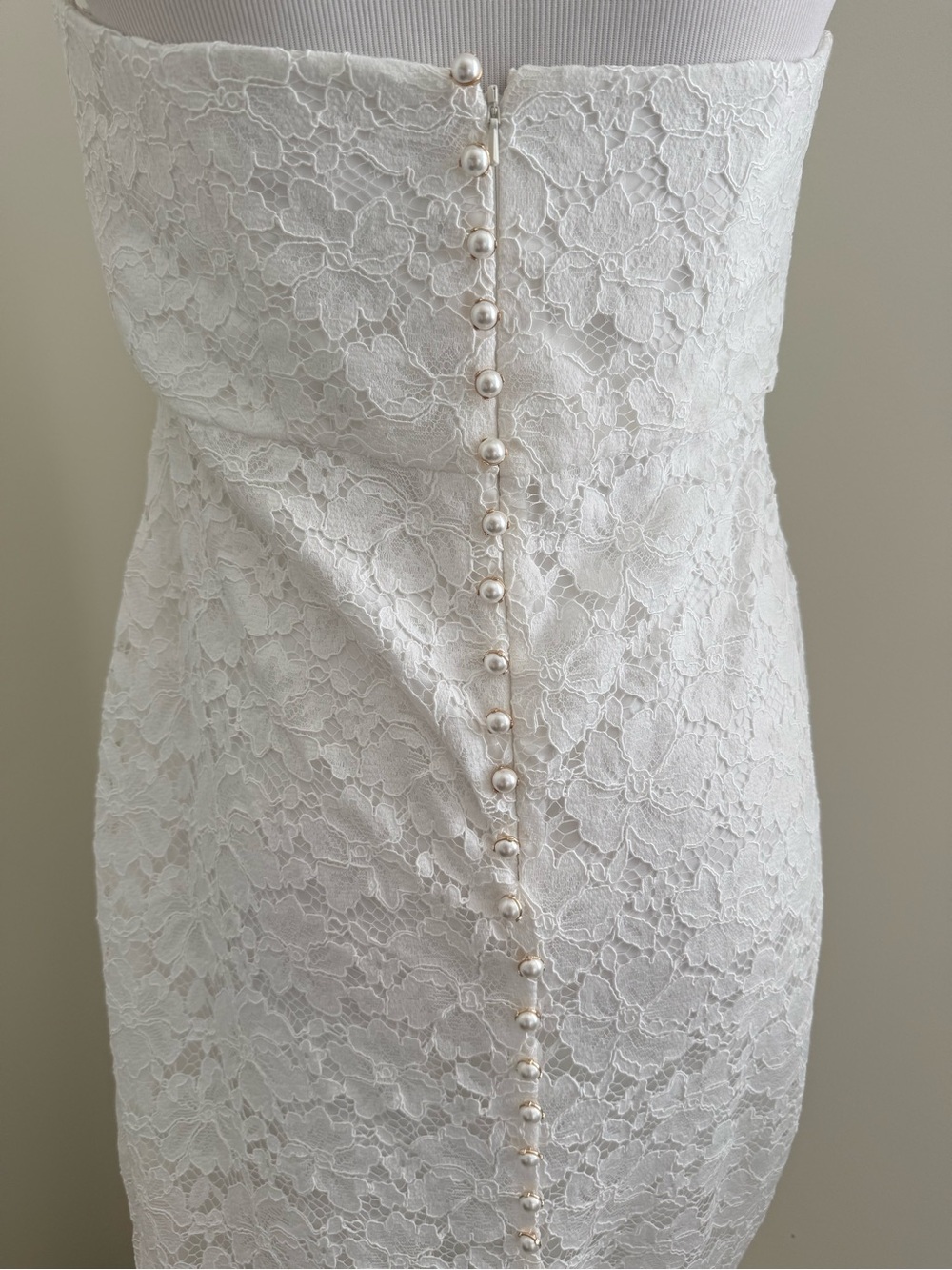 NEW Grace Loves Lace Joy Strapless Wedding Dress (L) and Joy Bolero Jacket (M) - Picture 12 of 16